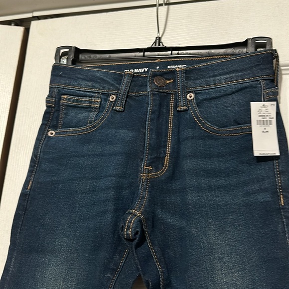 Boy's Old Navy Kids Straight Leg Built-In-Flex Jeans in "Bay" - Picture 3 of 8